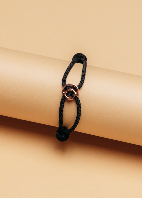 Bracelet - Black/Rosé