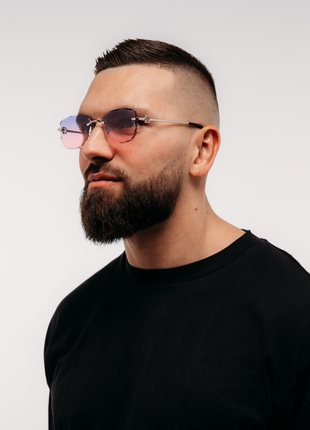 Rimless Candyfloss Rectangular Gold