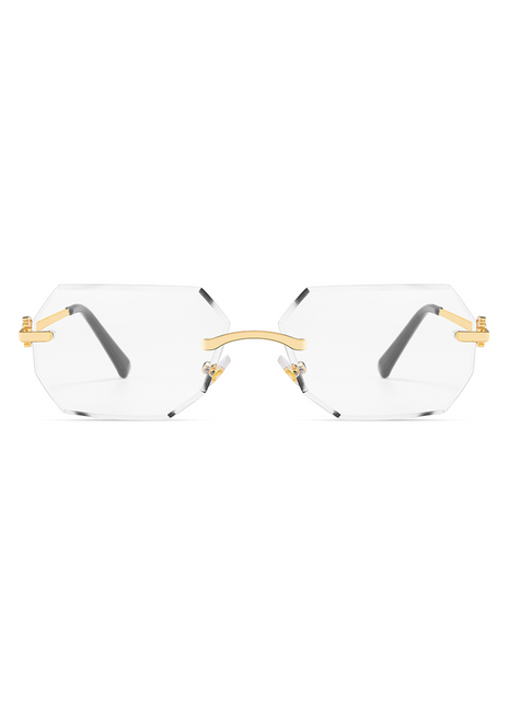 Rimless Transparent Octane Gold