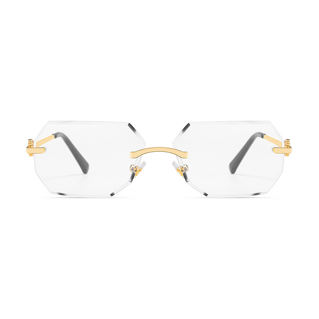 Rimless Transparent Octane Gold