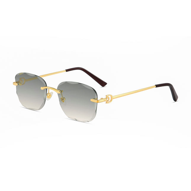 Rimless Royal Ash Rectangular